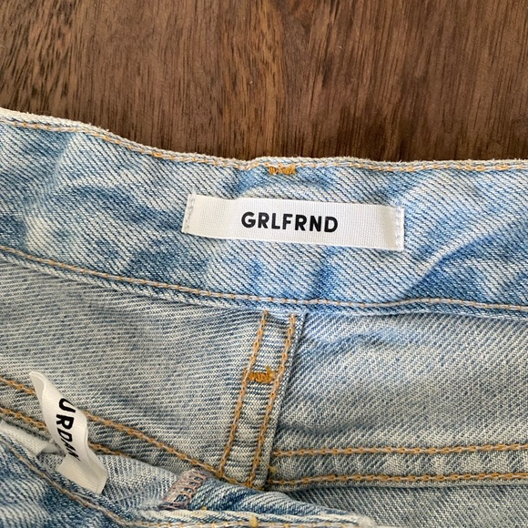 GRLFRND Jourdan Distressed Denim Shorts - Picture 4 of 7